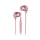 Słuchawki bezprzewodowe Audeeo Metallic Wired Earphones 2 (różowe złoto)